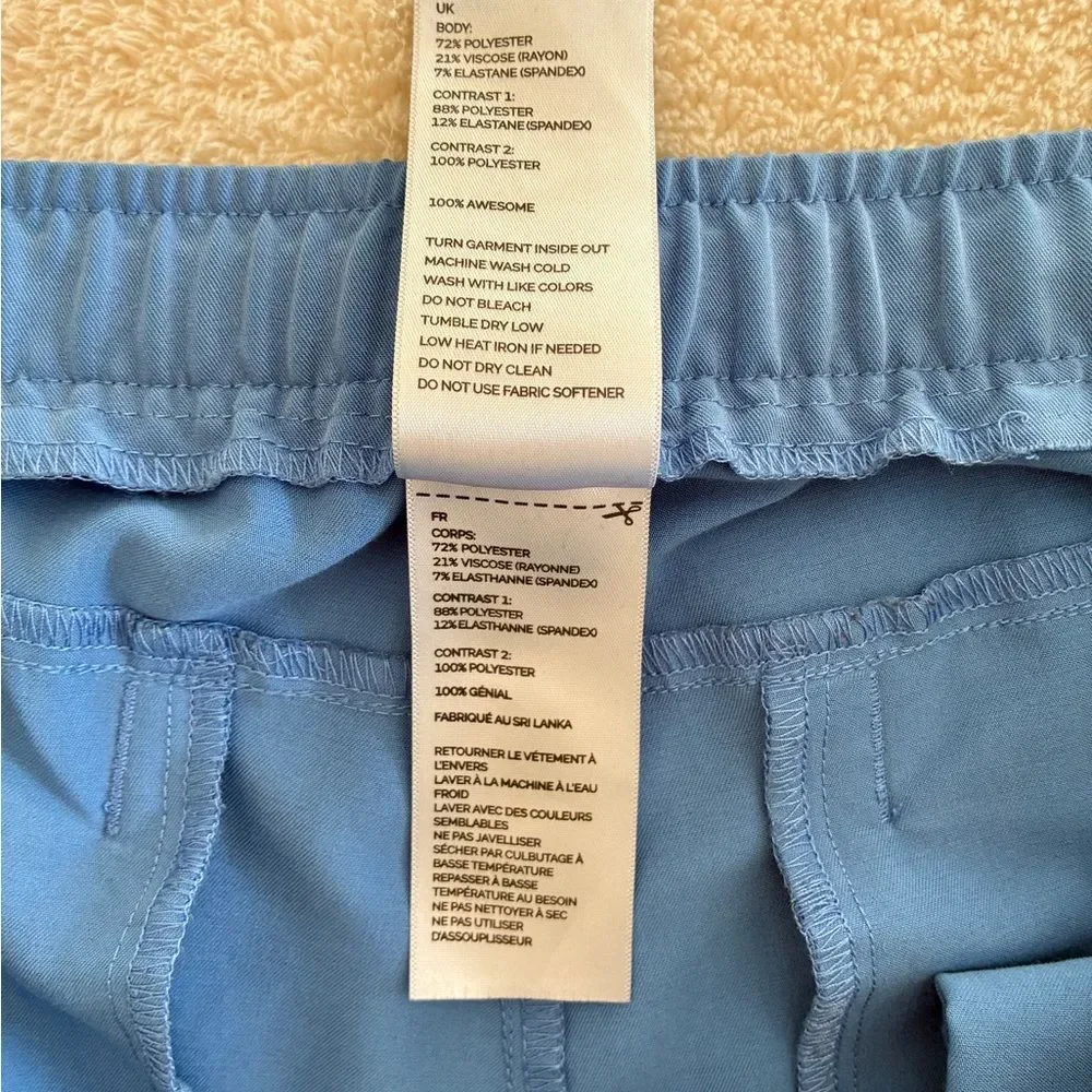 FIGS Tansen Jogger Scrub Pants Men’s Size XXL Blue Medical Workwear Nurse Scrubs